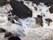 William Stott of Oldham Schwarzer Wasserfall oil painting